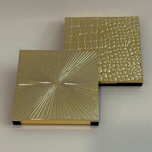 2 new Estee Lauder Pure Color Eyeshahow Palettes (12)  Gold case